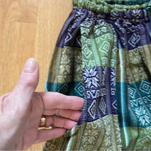 Native Creations Hand Made Cotton Harem Pants Women's Size XL - Picture 7 of 9